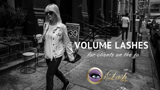 Volume Lashes For Clients On The Go