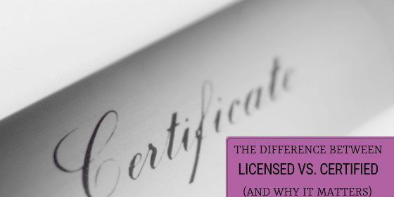 The Difference Between Licensed Vs Certified And Why It Matters - Eye Lash Extensions Charlotte Nc